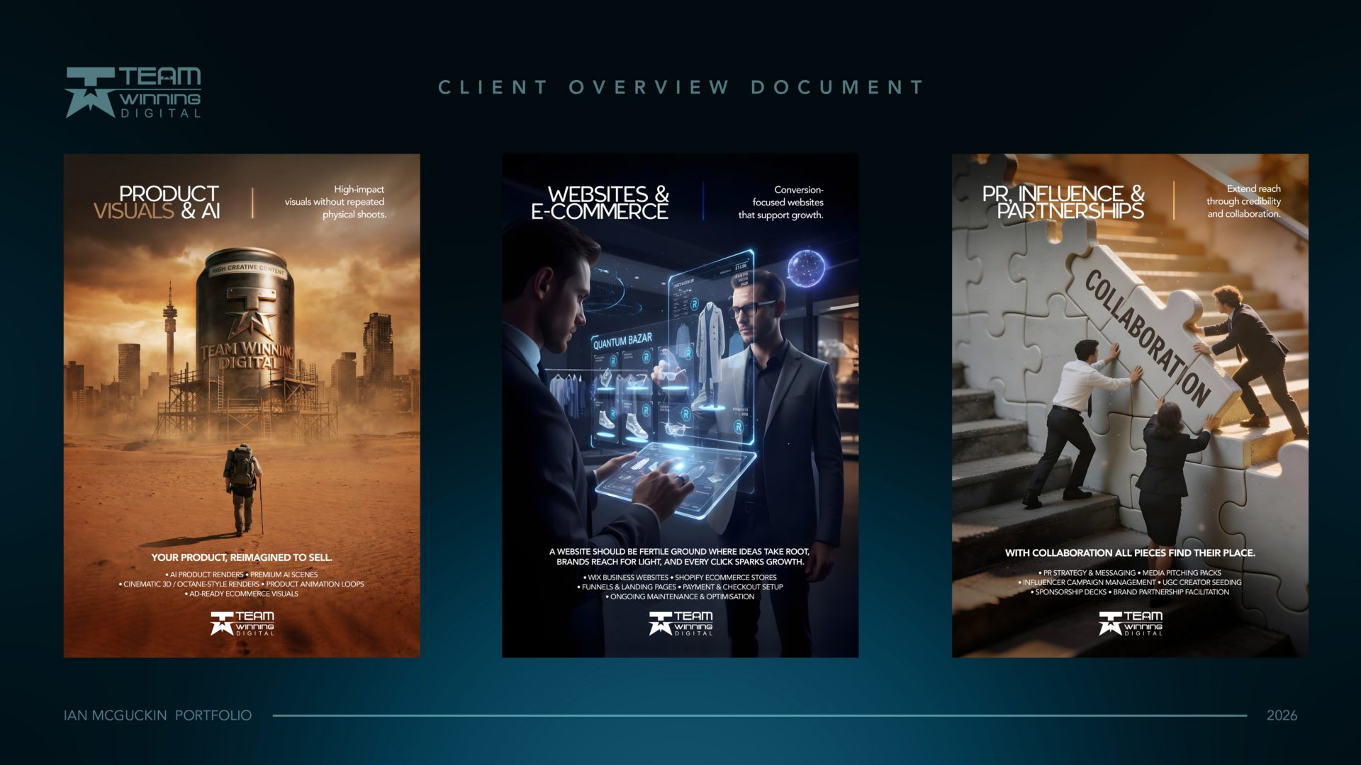 Team Winning CLIENT OVERVIEW DOCUMENT Page 2