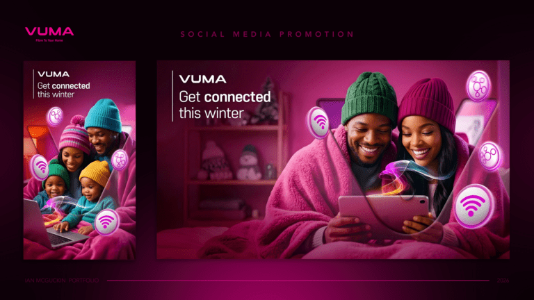 Vuma social media promotion campaign artwork