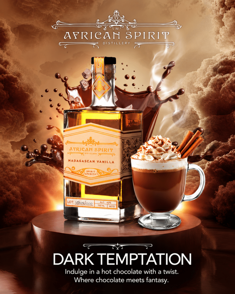 African Spirit dark temptation product campaign artwork