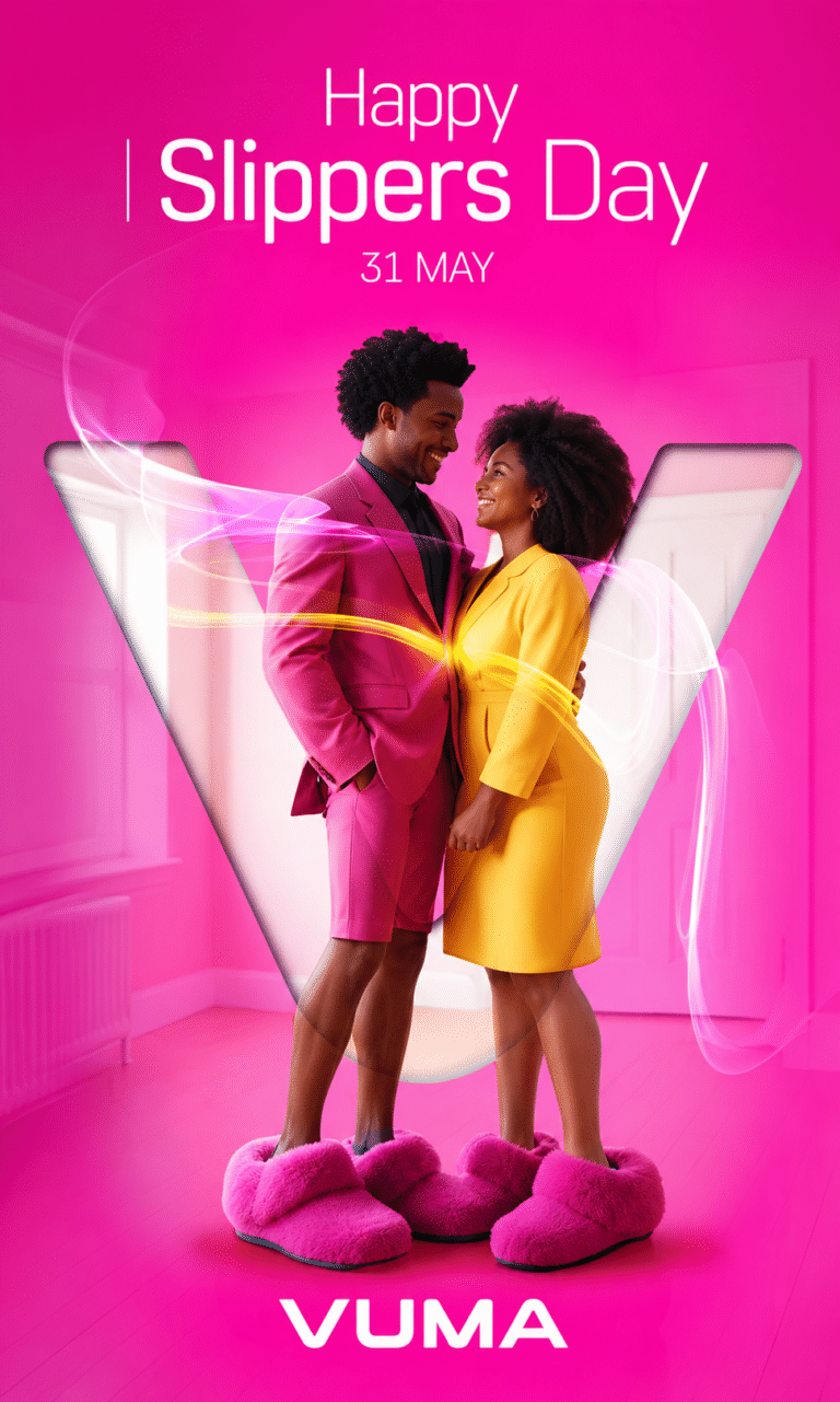 Vuma Slippers Day celebration campaign artwork
