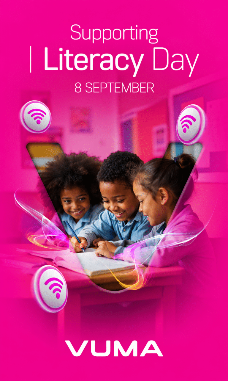 Vuma Literacy Day celebration campaign artwork