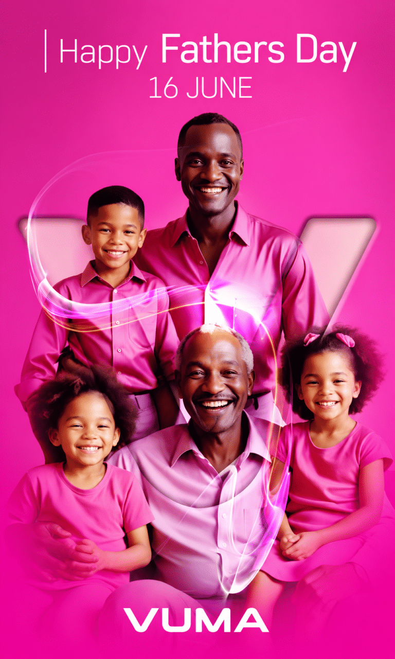Vuma Fathers Day celebration campaign artwork